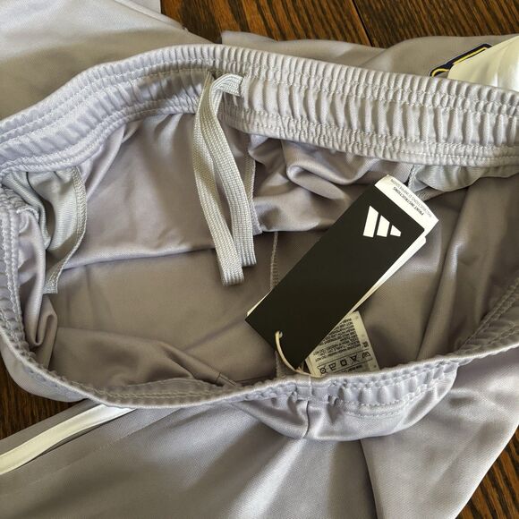 Adidas Tiro 24 Women's Large Regis RU Soccer Patch Zip Ankle Pants Gray Athletic - Picture 6 of 12